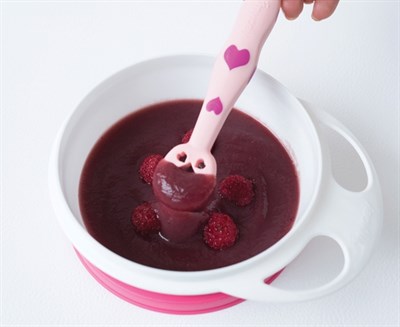 Mycey Yumuşak Uçlu Püre Kaşığı 2Li Pembe