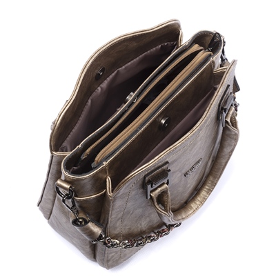 LOS ANGELES POLO CLUB Omuz Askılı Kadın Çantası Altın