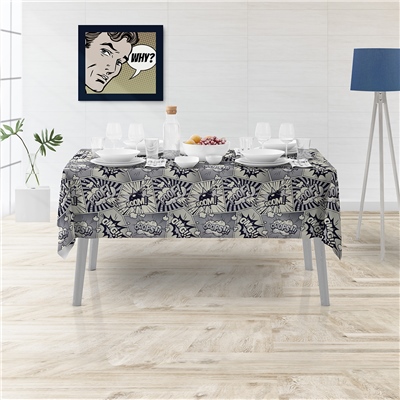 Vagonik Popart Desenli Masa Örtüsü