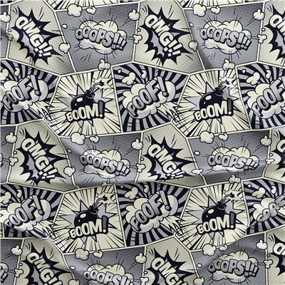 Vagonik Popart Desenli Masa Örtüsü