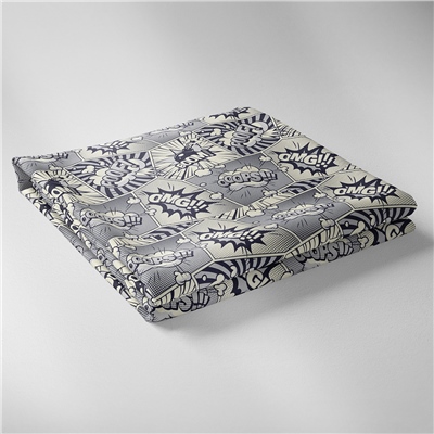 Vagonik Popart Desenli Masa Örtüsü