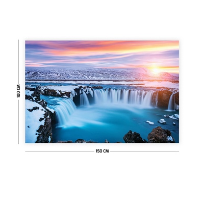 Vagonik Şelale Manzaralı Duvar Örtüsü