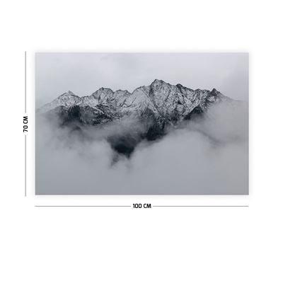 Vagonik Sis ve Dağ Duvar Örtüsü