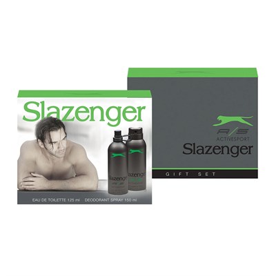 Slazenger Active Sport Yeşil EDT 125 ml Erkek Parfüm 150 ml Deodorant Set 