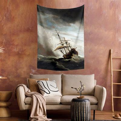 The Gust Gemi Rüzgar Tablosu Duvar Örtüsü Halısı 70x100, 100x140, 140x200