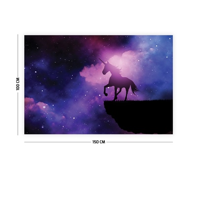 Vagonik Unicorn Gece Duvar Örtüsü