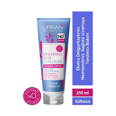 Urban Care Hyaluronic Acid & Collagen Kuru Ve Cansız Saçlara Özel Saç Bakım Şampuanı 250 ML