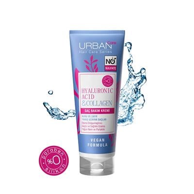 Urban Care Hyaluronic Acid & Collagen Kuru Ve Cansız Saçlara Özel Saç Bakım Kremi 250 ML