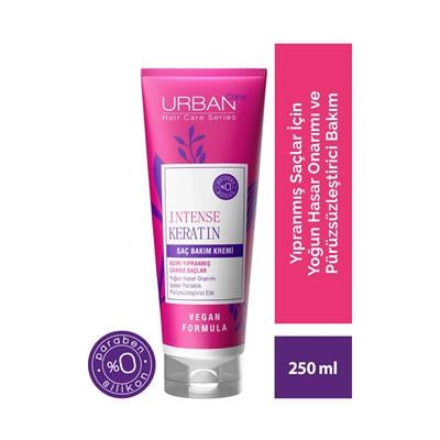 Urban Care  Intense Keratin Aşırı Yıpranmış Saçlara Özel Saç Bakım Kremi 250 ML