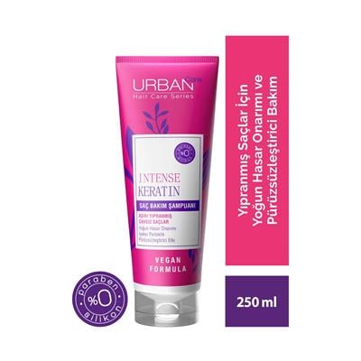 Urban Care Intense Keratin Aşırı Yıpranmış Saçlara Özel Saç Bakım Şampuanı 250ML