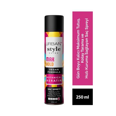 Urban Care Style Guide Max Hold Sabitleyici Maksimum Tutuşlu Saç Spreyi 250 ML
