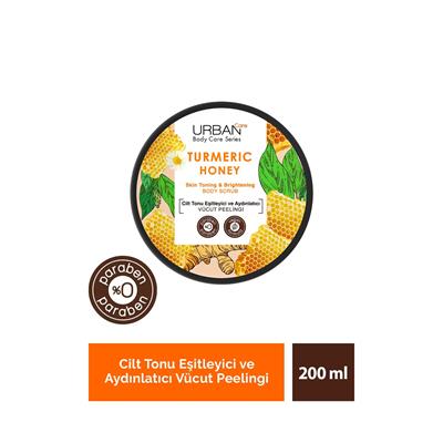 Urban Care Turmeric Honey Cilt Tonu Eşitleyici Ve Aydınlatıcı Vücut Peeling 200 ML