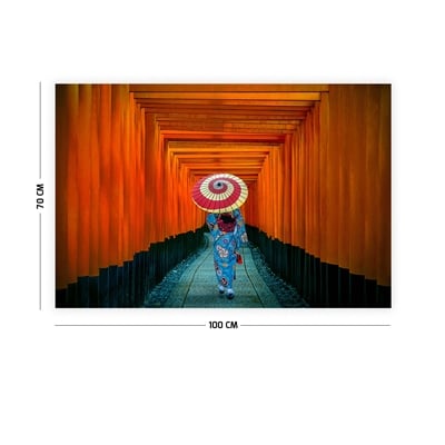 Vagonik Uzakdoğu Kadın Duvar Örtüsü