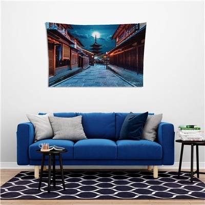 Vagonik Uzakdoğu Sokak Duvar Örtüsü