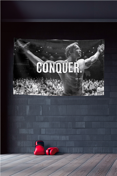 Vagonik Arnold Schwarzenegger Conquer Duvar Örtüsü Duvar Halısı