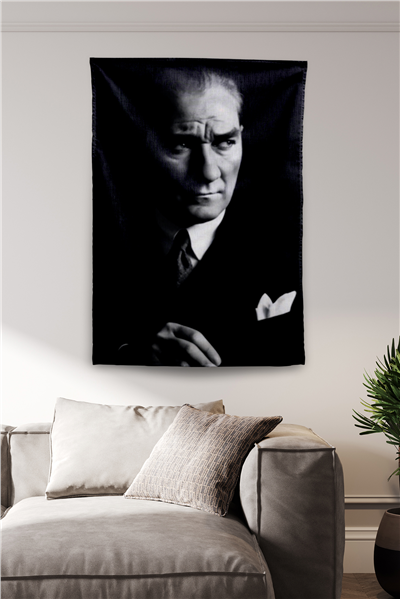 Vagonik Atatürk Temalı Duvar Örtüsü Tapestry Desen 426