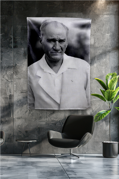 Vagonik Atatürk Temalı Duvar Örtüsü Tapestry Desen 439