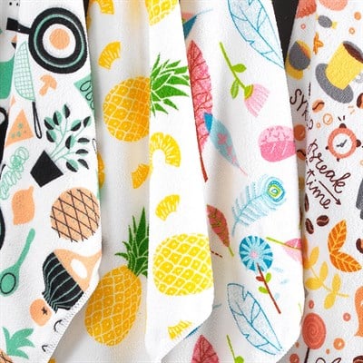 Vagonik Baskılı Mikrofiber Temizlik Bezi