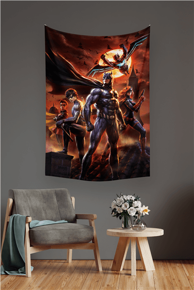 Vagonik Batman Dc Duvar Örtüsü Halısı