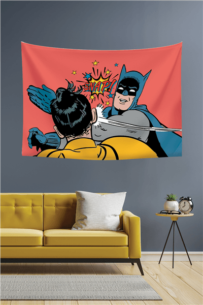 Vagonik Batman Snap Çizgi Roman Comic Duvar Örtüsü Halısı
