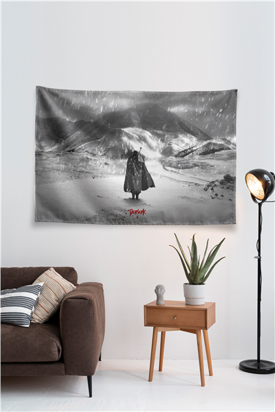 Vagonik Berserk Temalı Anime Duvar Örtüsü Tapestry