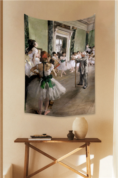 Vagonik Edgar Degas Dans Sınıfı, Bale Sınıfı Duvar Örtüsü Halısı