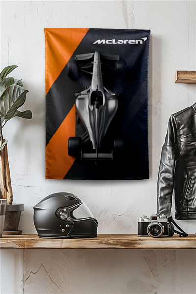 Vagonik F1 Temalı McLaren Duvar Örtüsü Halısı