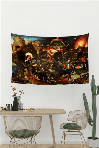 Vagonik Hieronymus Bosch Kabus Duvar Örtüsü Halısı
