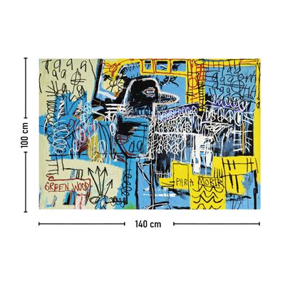 Vagonik Jean-michel Basquiat Bird On Money 1981 Duvar Örtüsü Halısı 140x100 Cm-70x100 Cm