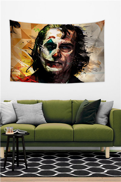 Vagonik Joker Art Duvar Örtüsü Halısı