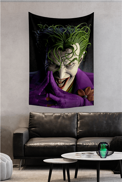 Vagonik Joker Dc Duvar Örtüsü Halısı