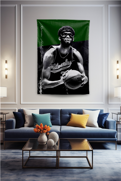 Vagonik Kareem Abdul Jabbar Basketbol Duvar Örtüsü Duvar Halısı