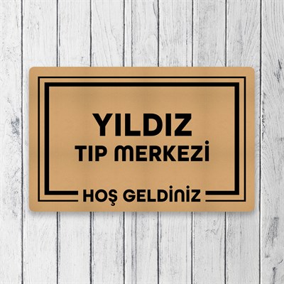 Vagonik Kişiye Ve Firmaya Özel Tasarım Dijital Baskılı 50x70cm Dekoratif Çok Amaçlı Iç Ve Dış Kapı Paspası