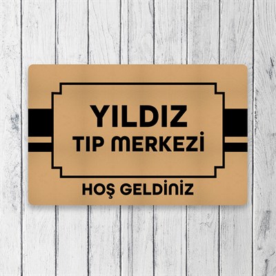 Vagonik Kişiye Ve Firmaya Özel Tasarım Dijital Baskılı 50x70cm Dekoratif Çok Amaçlı Iç Ve Dış Kapı Paspası