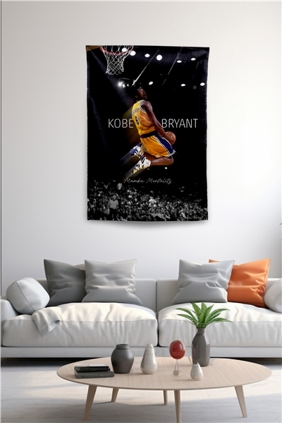 Vagonik Kobe Bryant Basketbol Duvar Örtüsü Duvar Halısı