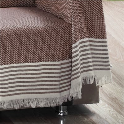 Vagonik Royal Kolları Örten Battal Boy 180 X 310 Çekyat Koltuk Kanepe Örtüsü - Bordo