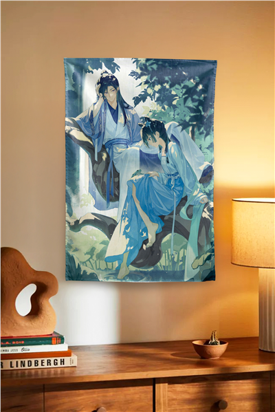 Vagonik Şifacı Günceleri -The Apothecary Diaries Temalı Anime Duvar Örtüsü Tapestry