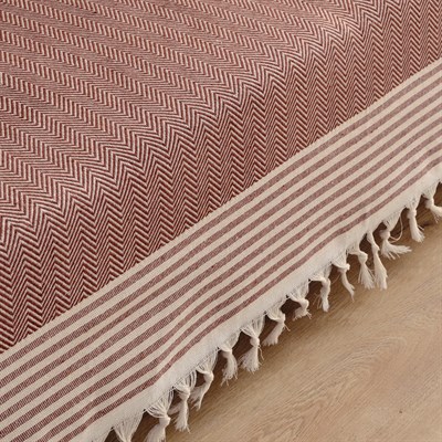 Vagonik Sofia Koltuk Örtüsü 115x200 cm Bordo