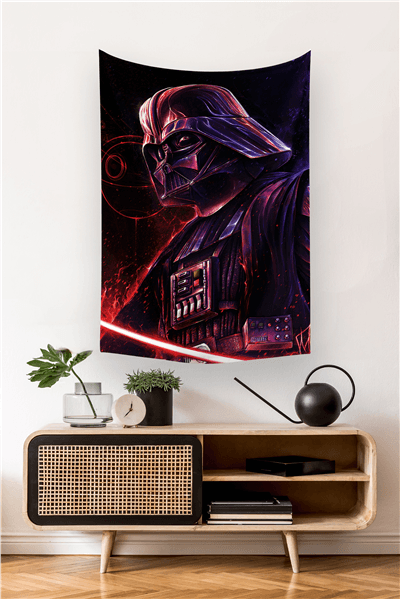 Vagonik Star Wars Darth Vader Duvar Örtüsü Halısı