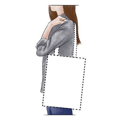 Vagonik Kelebek Bohem Baskılı Ham Bez Kanvas Çanta 240 Gr.