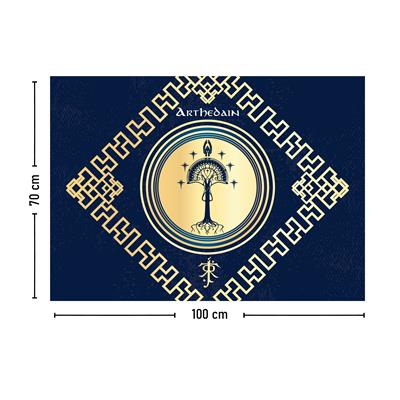 Vagonik Yüzüklerin Efendisi Arthedain Duvar Örtüsü Halısı 140x100 Cm-70x100 Cm