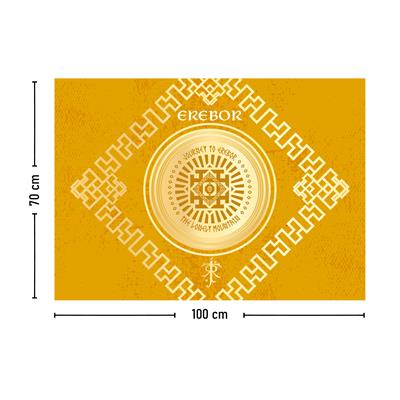 Vagonik Yüzüklerin Efendisi Erebor Duvar Örtüsü Halısı 140x100 Cm-70x100 Cm