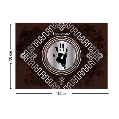 Vagonik Yüzüklerin Efendisi Isengard Duvar Örtüsü Halısı 140x100 Cm-70x100 Cm