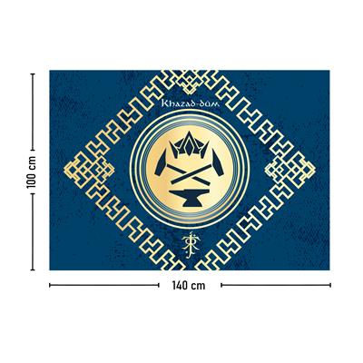 Vagonik Yüzüklerin Efendisi Khazad-dum Duvar Örtüsü Halısı 140x100 Cm-70x100 Cm