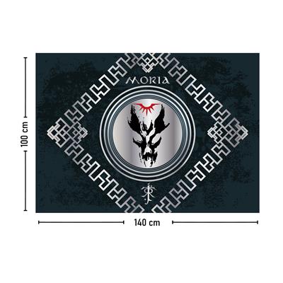 Vagonik Yüzüklerin Efendisi Moria Duvar Örtüsü Halısı 140x100 Cm-70x100 Cm