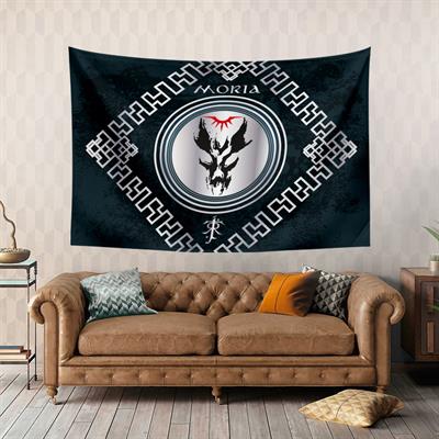 Vagonik Yüzüklerin Efendisi Moria Duvar Örtüsü Halısı 140x100 Cm-70x100 Cm