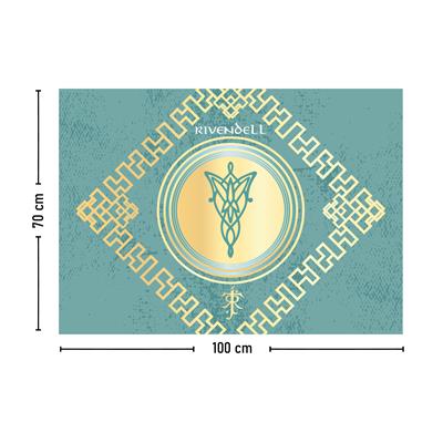 Vagonik Yüzüklerin Efendisi Rivendell Duvar Örtüsü Halısı 140x100 Cm-70x100 Cm