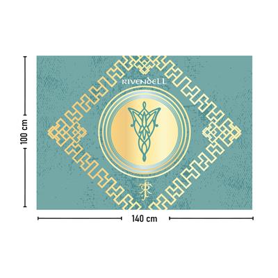 Vagonik Yüzüklerin Efendisi Rivendell Duvar Örtüsü Halısı 140x100 Cm-70x100 Cm