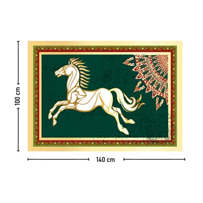 Vagonik Yüzüklerin Efendisi Rohan Duvar Örtüsü Halısı 140x100 Cm-70x100 Cm