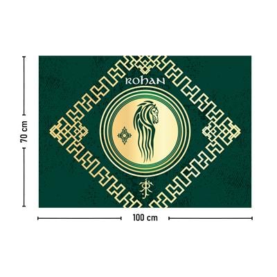 Vagonik Yüzüklerin Efendisi Rohan Duvar Örtüsü Halısı 140x100 Cm-70x100 Cm